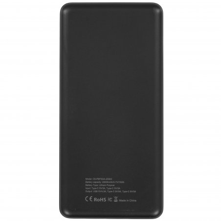 Портативный аккумулятор Cactus CS-PBFSDA-20000 20000mAh 4.5A USB-A/2xUSB-C черный