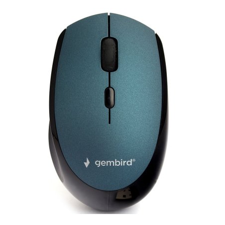 Мышь беспроводная Gembird MUSW-354-B синий, 1600 dpi, радиоканал, USB, кнопки - 4