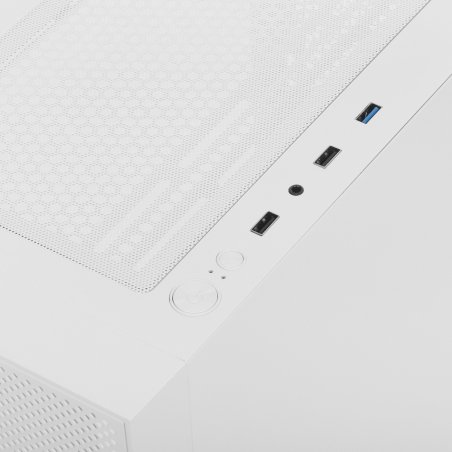 Компьютерный корпус PcCooler C3B310 WH белый без БП ATX 2xUSB3.0 audio bott PSU