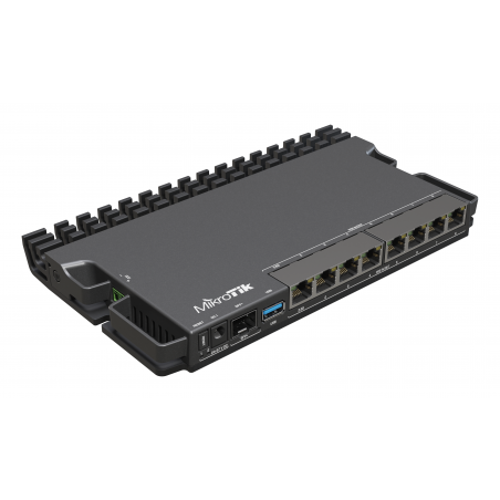 Маршрутизатор Mikrotik RB5009UPr+S+IN,7х 1G RJ45, 2.5G RJ45, 10G SFP+, 1xPoE in, 7x PoE out