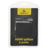 Разветвитель HDMI Cablexpert DSP-2PH4-03, HD19F/2x19F, 1 компьютер => 2 монитора, Full-HD, 3D, 1.4v