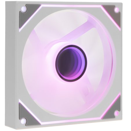 Вентилятор Powercase M52-12W ARGb White 120x120x25мм (PWM, 100шт./кор, 4pin PWM (M+F)+ 3pin ARGb (M+F), 600-1800±10% об/мин) Bulk