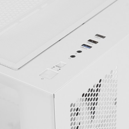 Компьютерный корпус Bloody BD-CC105 белый без БП mATX 5x120мм 1xUSB 2.0 1xUSB 3.0 audio bott PSU
