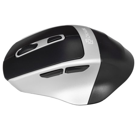 Мышь беспроводная Oklick 516MW черный/серебристый, 1600 dpi, радиоканал, Bluetooth, USB, кнопки - 6