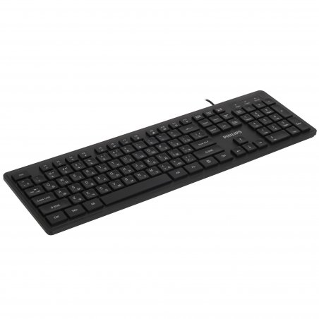 Клавиатура Philips SPK6264 проводная, USB Type-A, чёрный