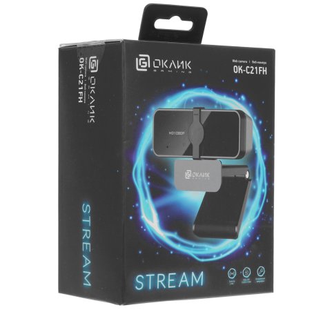 Веб-камера Oklick/Оклик OK-C008FH черный 2Mpix (1920x1080) USB2.0 с микрофоном