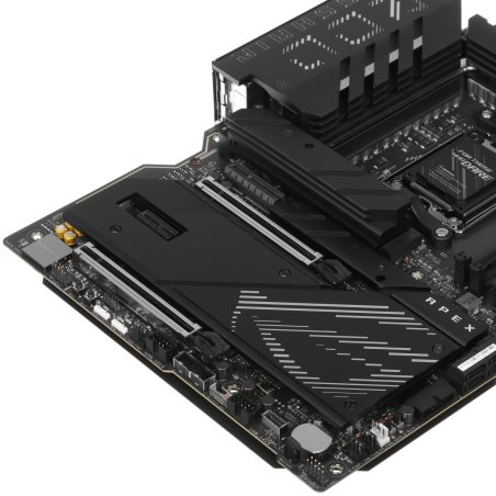 Материнская плата ASUS ROG CROSSHAIR X870E APEX, AM5, AMD X870E, 2xDDR5, 4xSATA, 5xM.2, 1xPCIe 5.0 x16, 1xPCIe 5.0 x8, 1xPCIe 3.0 x4, 1xPCIe 3.0 x1, 1xTOSLINK, 1x5Gb LAN, Wi-Fi 7, Bluetooth 5.4, 2xUSB-C 40Gbps, 1xUSB-C 10Gbps, 5xUSB-A 10Gbps, 2xUSB-A 5Gbp