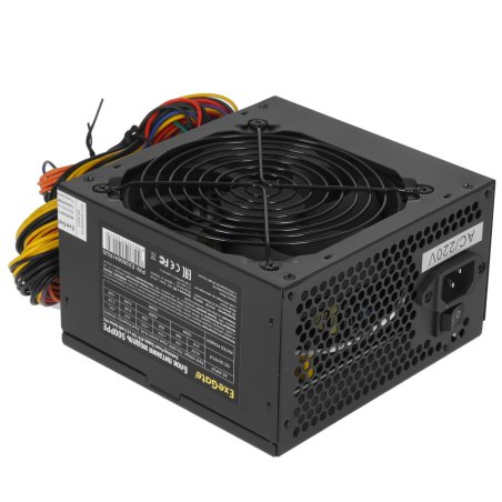 Блок питания ExeGate 500PPE (EX260641RUS), 500Вт, 120мм, черный