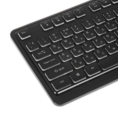 Клавиатура проводная Defender Raid GK-778DL, USB, черный