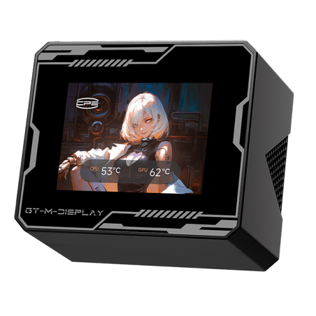 Система охлаждения PCCooler GT360 ARGb Display WH (310W, 360мм, LED temp., белый, ARGb/Fans: 3x120мм, 99CFM, 41.5dBA, 3000RPM/Pump 15dBA, 2600RPM, Rad thickness 27мм/S: 1851, 1700, 1200, 115X, AM5, AM4)