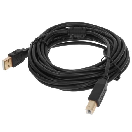 Проф. кабель 5bites UC5010-050A EXPRESS USB2.0 / AM-BM / FERRITES / 5M / черный