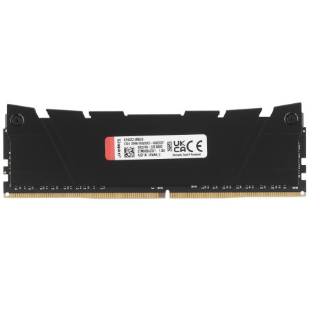 Оперативная память Kingston Fury Renegade, DDR4, 32Gb (1x32Gb), 3200MHz, CL16, DIMM, с радиатором, черный