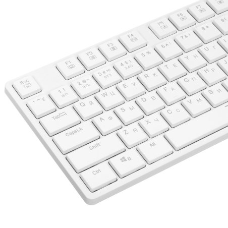 Клавиатура беспроводная Redragon Anubis беспроводная, USB, Bluetooth/Радиоканал, белый