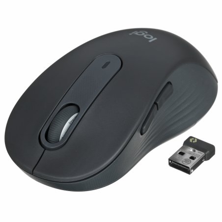 Мышь беспроводная Logitech Signature M650 L белый, 4000 dpi, радиоканал, Bluetooth, USB, кнопки - 5