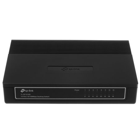 Коммутатор TP-Link SMB TL-SF1016D Коммутатор 16-port 10/100M Desktop Switch, 16 10/100M RJ45 ports, Plastic case
