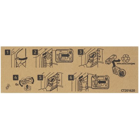 Картридж лазерный Xerox 106R01602 пурпурный для Xerox Ph 6500/WC 6505 (2500 стр)(Channels)