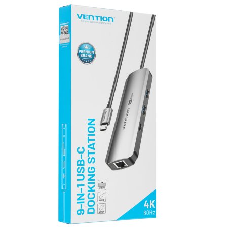 Мультифункциональный хаб Vention USB Type C 9 в 1