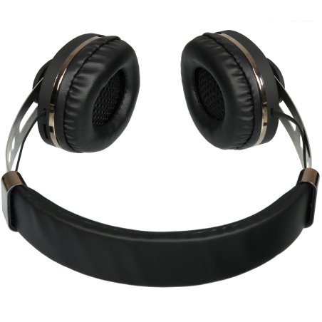 Беспроводные полноразмерные наушники Maxvi MHF-202BT черные, Bluetooth 5.3\FM\MP3\300мАч\микрофон