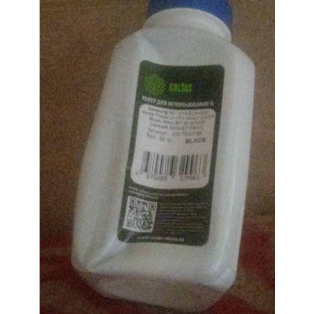 Тонер Cactus CS-TSG1-85 черный флакон 85гр. для принтера Samsung ML1610/SCX4100/4200 Ricoh Aficio SP100-SP4500