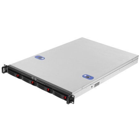 Серверный корпус ExeGate Pro 1U660-HS04 (RM 19", высота 1U, глубина 660, БП 300DS, 4xHotSwap, USB)