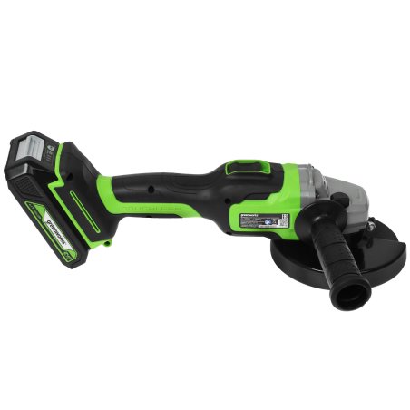 Угловая шлифовальная машина Greenworks 24В, аккумуляторная Greenworks (В комплекте с АКБ 2А·ч. и ЗУ) 3200207UA
