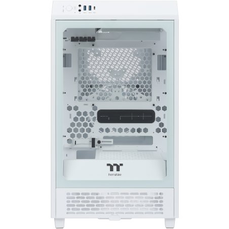 Компьютерный корпус Thermaltake The Tower 200 белый без БП miniITX 11x120мм 5x140мм 2xUSB 3.0 1xUSB3.1 audio bott PSU