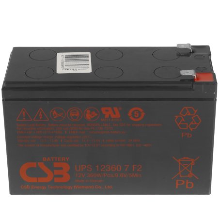 Батарея CSB UPS 123607 (12V, 7.5Ah)