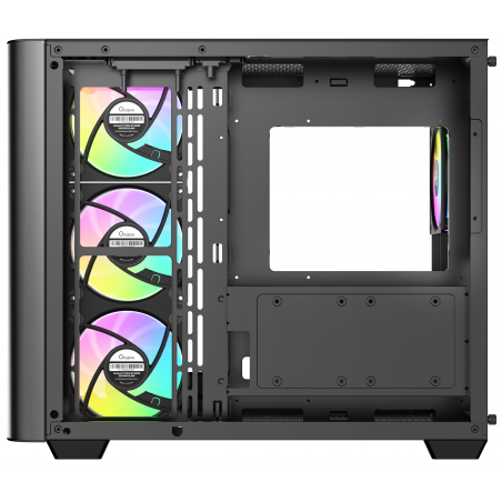 Компьютерный корпус Ocypus Iota C70 BK Curve ARGB Digital (Iota-C70-BKD400CD-GL)
