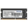 Оперативная память Patriot Signature, DDR4, 16GB (1x16 GB), 3200 MHz, CL22, SO-DIMM