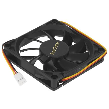 Вентилятор для корпуса ExeGate ExtraSilent ES08015B3P черный, 80 мм, 1700 об/мин, 17 дБ, 3 pin