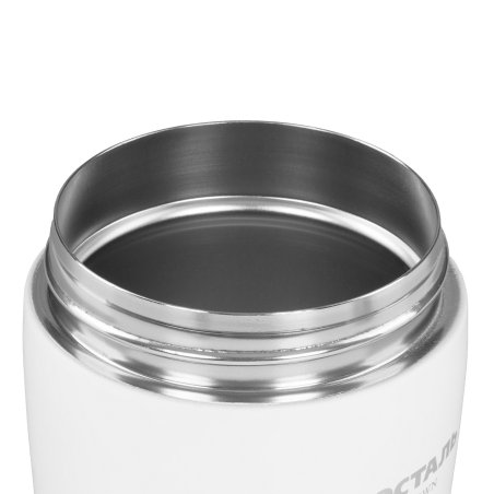 Термос "БИОСТАЛЬ-CROSSTOWN" с широкой горловиной, белый, 0,5 л.