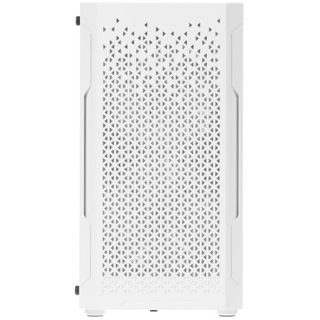 Компьютерный корпус Powercase Mistral Micro Z3W Mesh LED, Tempered Glass, 2x 140мм + 1х 120мм 5-color fan, белый, mATX (CMIMZW-L3)