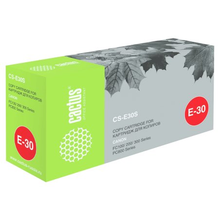 Картридж лазерный Cactus CS-E30S черный (4000 стр.) для Canon FC100/200/300 Series/PC800 Series
