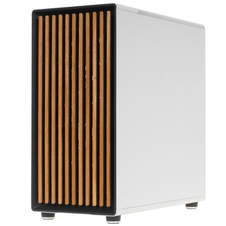 Компьютерный корпус без блока питания Fractal Design North XL TG Dark Tint, Full-Tower, 3x140мм, 2xUSB-A 3.2 + 1xUSB 3.2 Type-C E-ATX, ATX, mATX, mITX Wood panel, Chalk белый