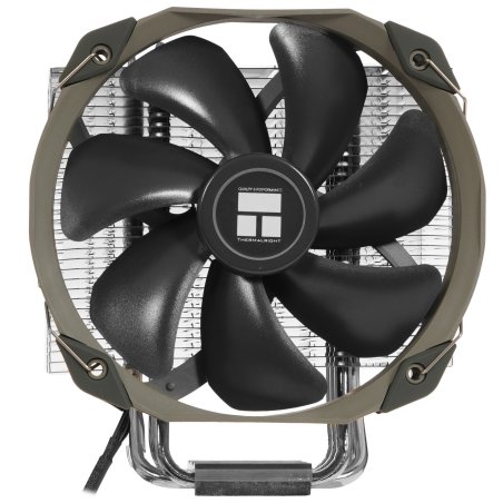 Кулер для процессора Thermalright Assassin Spirit 120 V2 серебристый/черный/серый (4-pin PWM, 154мм, Al/Cu, 4x6мм, 1x120мм, 66.17CFM, 25.6dBA, 1500RPM, S: 1851/1700/1200/115X, AM5/AM4)