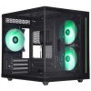 Компьютерный корпус Defender NovaCube черный,mATX,3fan,switchM/BSynс