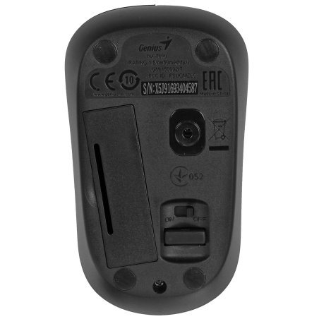 Мышь беспроводная Genius NX-7000 черный, 1200 dpi, радиоканал, USB, кнопки - 3