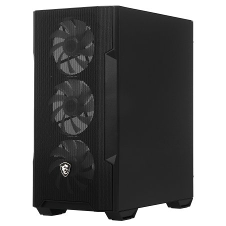 Компьютерный корпус MSI MAG FORGE M100R, Global, 1xUSB 3.0, 2xUSB 2.0, 4x120мм ARGb Fan, ESD ARGbControl Board, Tempered Gl