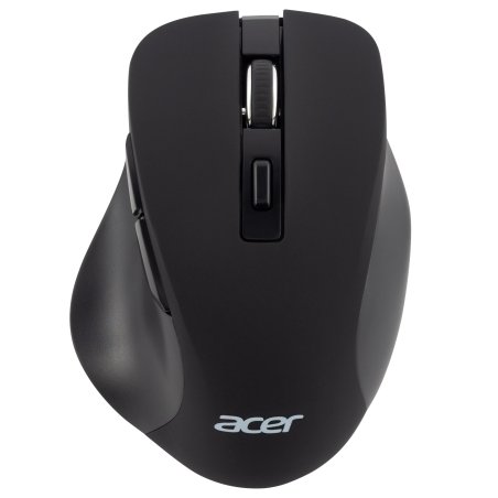Мышь беспроводная Acer OMR140 черный, 1600 dpi, радиоканал, USB, кнопки - 6