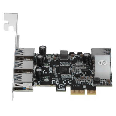 Контроллер ExeGate EXE-367 PCI-E 2.0, 3*USB 3.0 ext + 1*USB 3.0 int, разъем доп.питания (OEM)