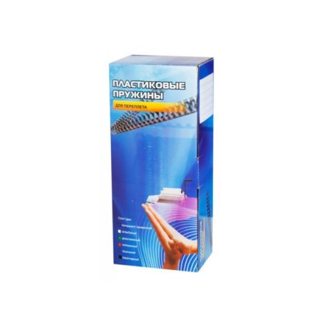 Пружины для переплета пластиковые Office Kit 16мм (на 111-130 листов) белый (100шт) (BP2051)