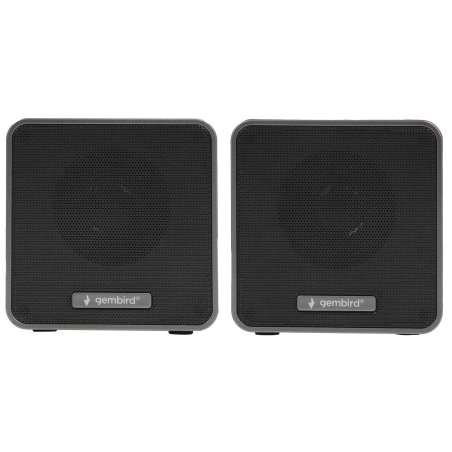 Акустическая система 2.0 Gembird SPK-206, МДФ, коричневый, 5 Вт, регулятор громкости, USB-питание