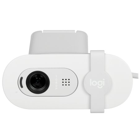 Веб-камера Logitech HD Webcam Brio 100 белый 2Mpix (1920x1080) USB-A с микрофоном (960-001618)