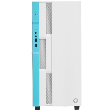 Компьютерный корпус GameMax Brufen C3 WB без БП, MidiT, ATX, Бело-гол, Зак. стекл., USB 3.0, 1*120; 1*140мм вент.