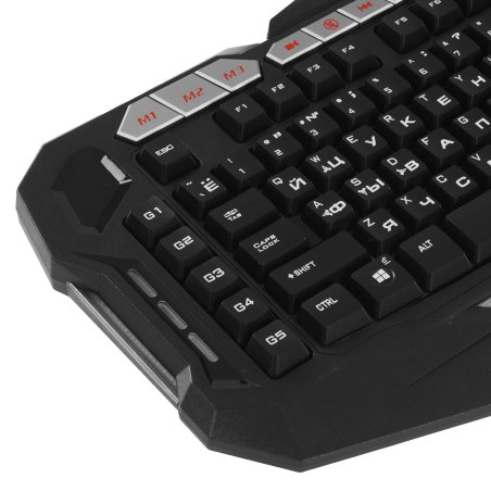 Клавиатура проводная Dialog Gan-Kata KGK-21U черный USB, игровая с подсветкой