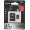 Флеш-накопитель NeTac Карта памяти Netac MicroSD card P500 Extreme Pro 16Gb, retail version w/SD adapter