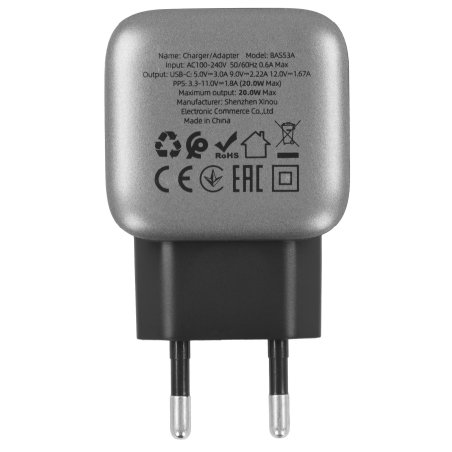 Сетевое зарядное устройство BOROFONE (6941991116186) BAS53Aia черный