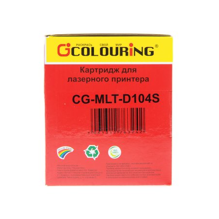 Картридж лазерный Colouring CG-MLT-D104S черный (1500 стр.) для Samsung ML-1666/1660/1661/1665/1676/1670/1673/1674/1678/1860/1861/1865W/SCX3201/3206/3217/3218/3200/SCX-3205w
