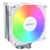 Устройство охлаждения(кулер) Montech NX400 ARGb Soc-AM5/AM4/1200/1700/1851 белый 4-pin 34.17dB Al+Cu 220W Ret (NX400ARGbWH)