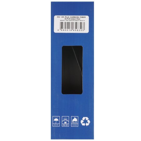 Филамент NVPrint PLA Carbon Fiber для 3D печати диаметр 1.75мм длина 330 метров масса 1 кг